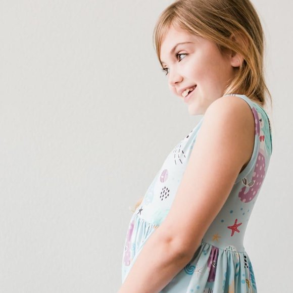 Mila & Rose Happy As A Clam Tank Twirl Dress - Picture 2 of 5